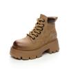 Martin Boots Women's Retro Locomotive Boots Leather-faced Short Tooling Boots Versatile Women's Boots