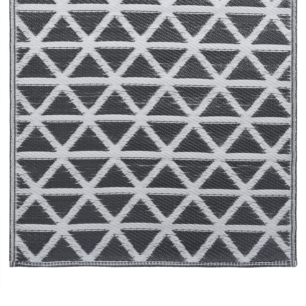 Outdoor Rug ARAKIL Black 160x230 cm PP