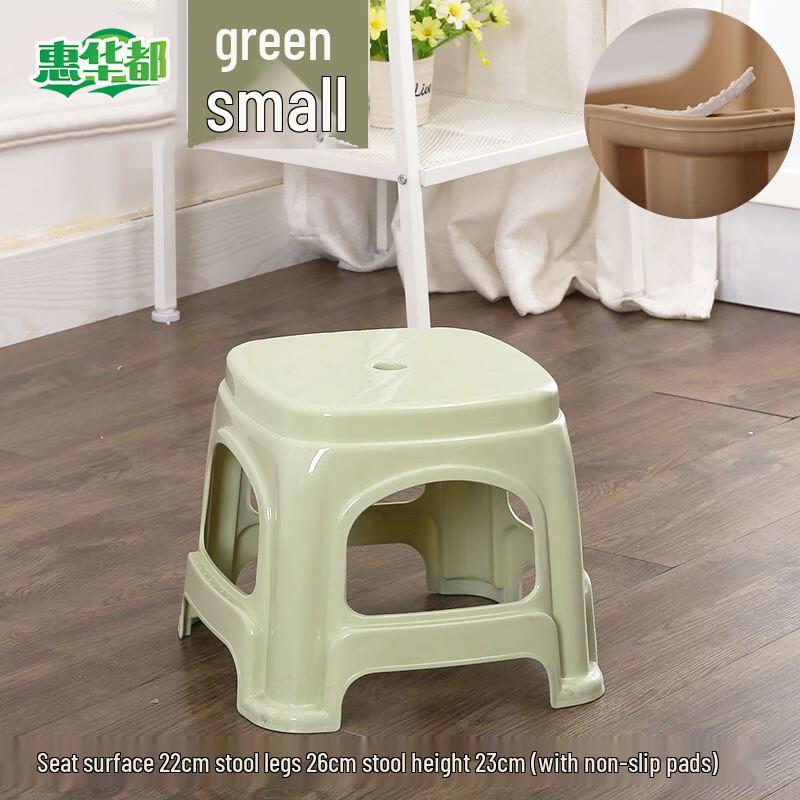 HUIHUADU Durable Non-Slip Plastic Stool