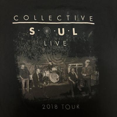Collective Soul Czarny T-shirt Bawełniany Pełny Rozmiar Unisex S-5XL Unisex T-shirt