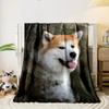 Akita Dog Print Blanket bedroom Blanket for Livingroom Couch lunch break Soft throw for Friend's festival Gift