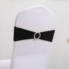 10Pcs Polyester Chair Back Tie Reusable Nostalgic Bowknot Stretch Band Decoration