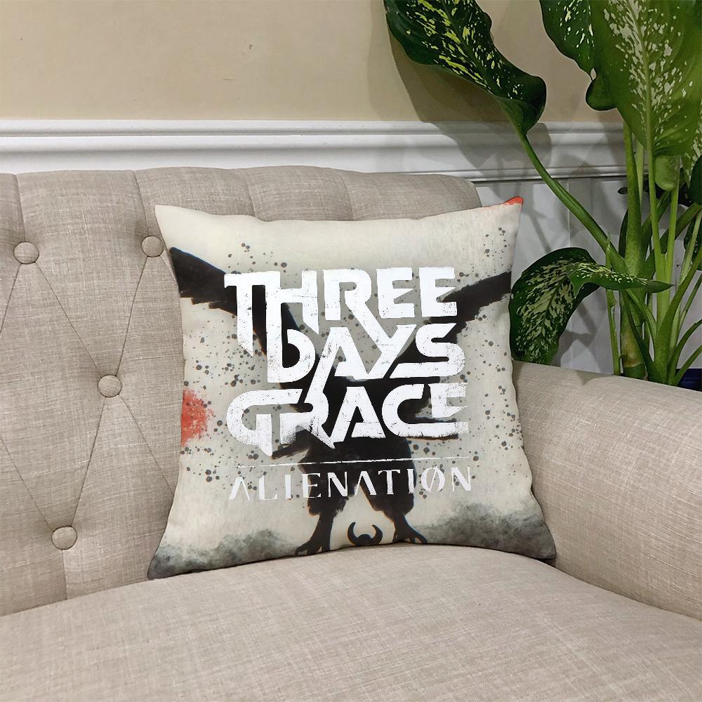 Band T-Three Days G-Grace Cushion Cover Square Sofa Cushion Cover Casual Skin-Friendly Comfortable Pillow Cover