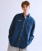 Cutie Eight Garments Oc Denim Oversize Shirt (Blue)