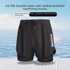 Herren Schnelltrocknende Doppellagige Badehose - Anti-Peinlichkeits Strandshorts 2023