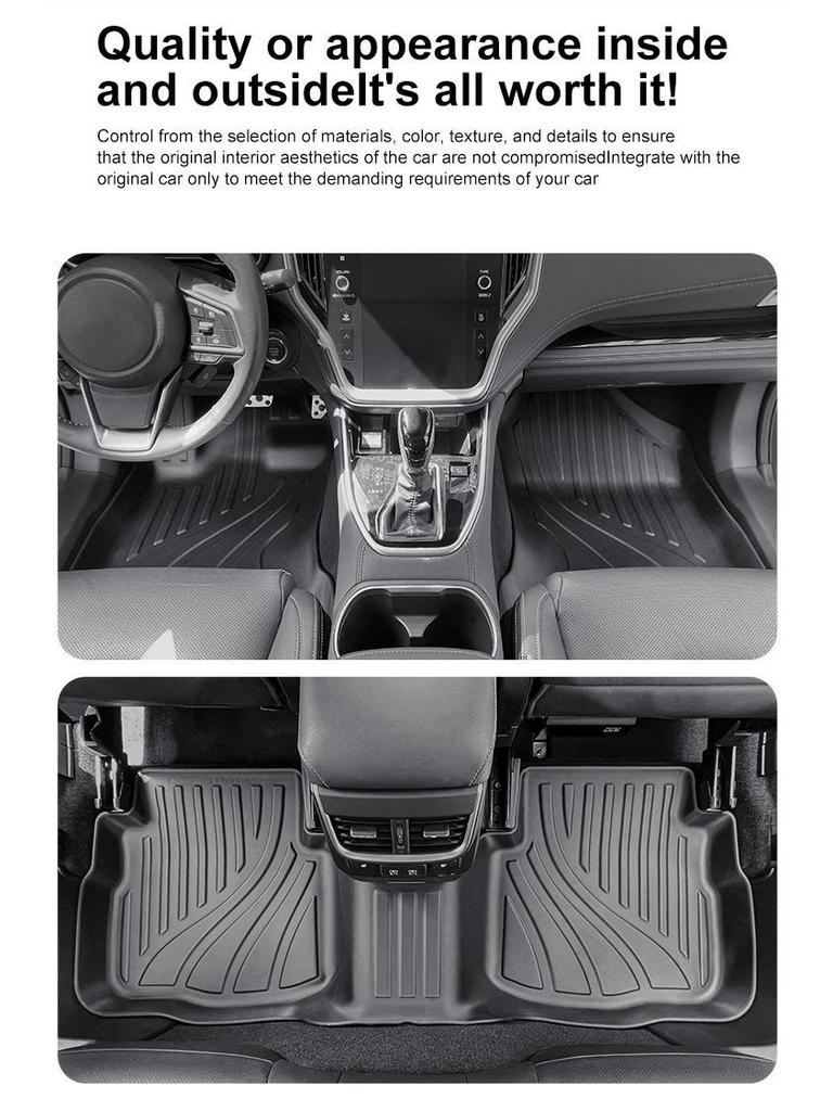 TPE Floor Mats for 2020-2024 Subaru Outback/Legacy