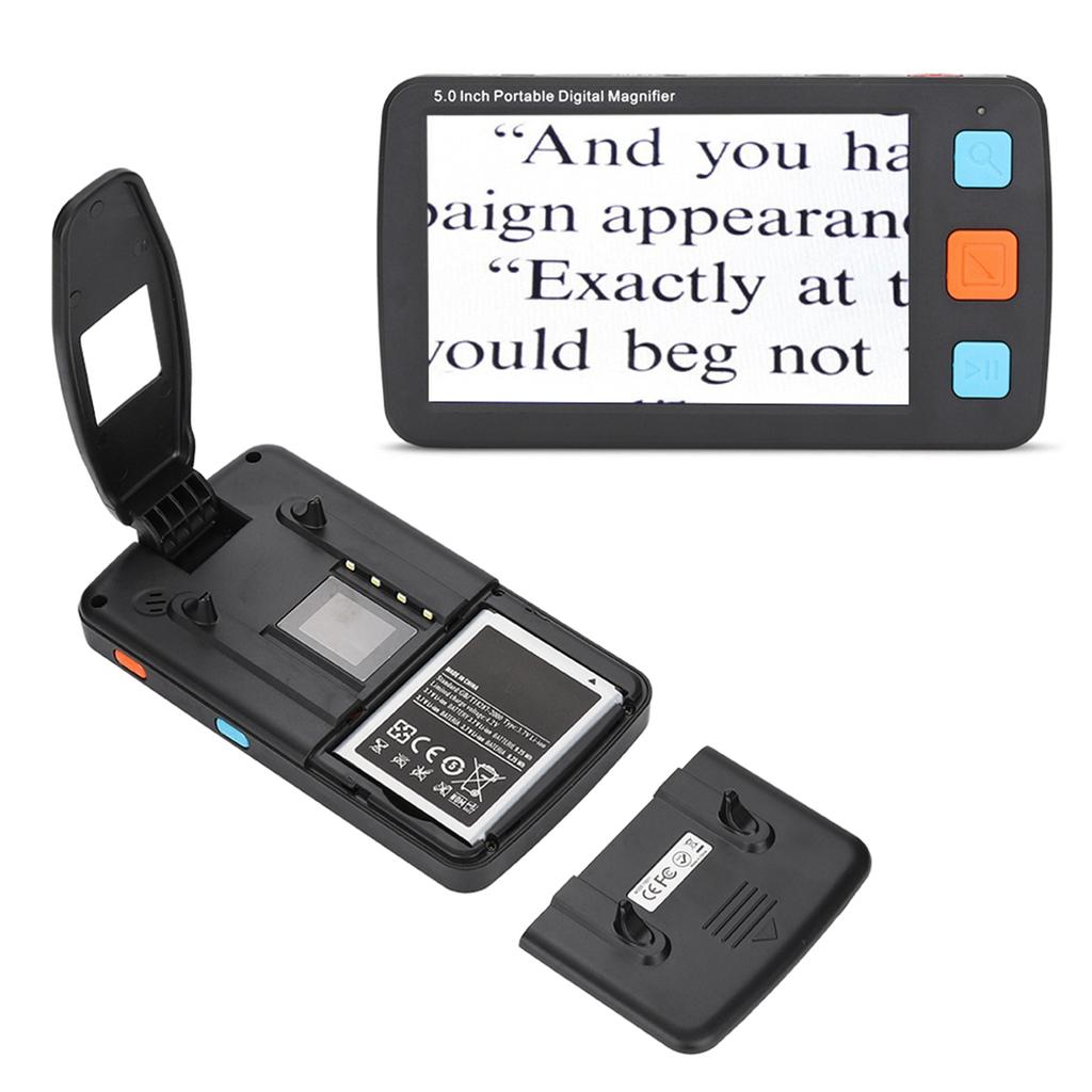5 Inch LCD Low Vision Digital Magnifier Electronic Reading Aid US110‑ 4‑32X HD Visual Aid