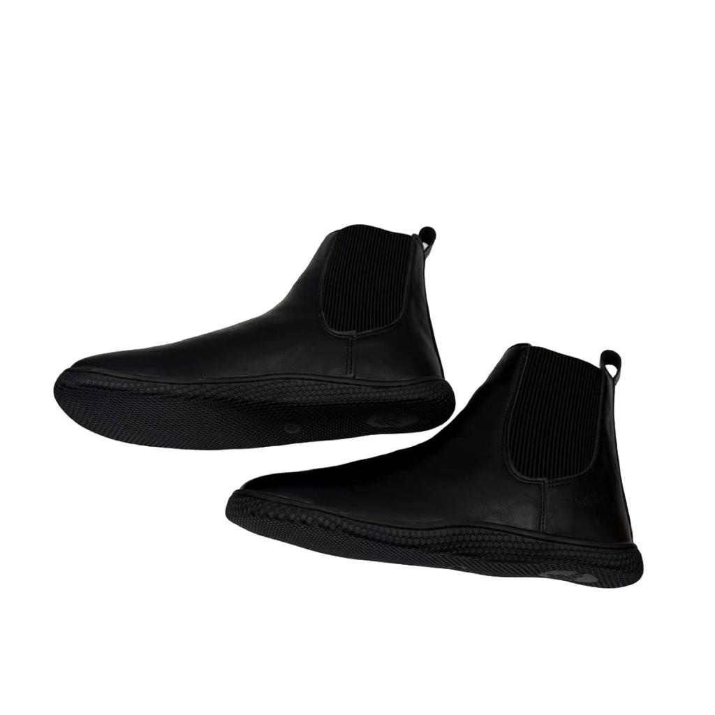 Winter Chelsea Barefoot Genuine Leather Winter Boots  Warm Real Natural Fur Linning And Insole Women Zero Drop Sole