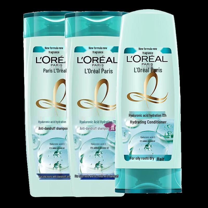 

L Oréal Hyaluronic Acid Hydrating Hair Care 3-Piece Set
