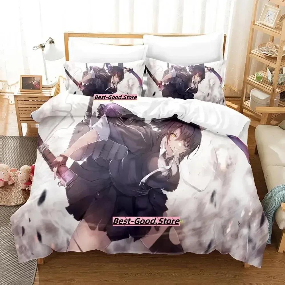 New Kantai Collection Bedding Set Duvet Cover Sheet Printed Bed Set Pillowcase Bed Full Queen King Size Comforter Bedroom