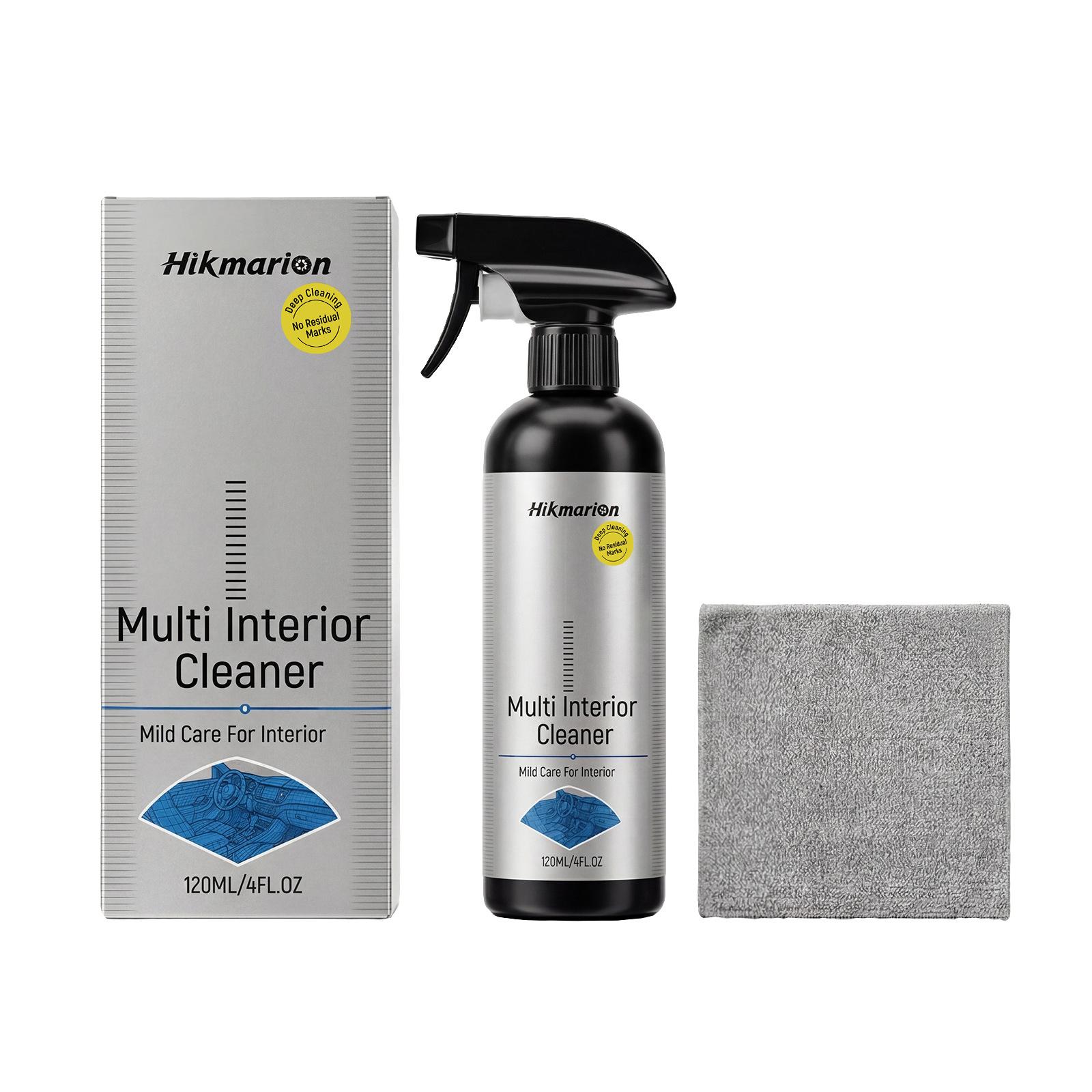 Hikmarion Car Interior Cleaner - Deep Cleans Various Surfaces and Materials