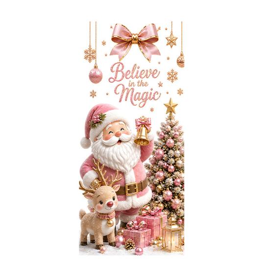 Decorative Stickers for Store Christmas Window Clings, Cute Snowman Santa Penguin Reindeer Durable Sunproof Glass Decal Glass, Reusable Holiday Static