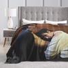 Heated Rivalry Flannel Blankets  Soft Durable Throw Blanket for Living Room Travel Office Print Bedspread Sofa Bed Cover