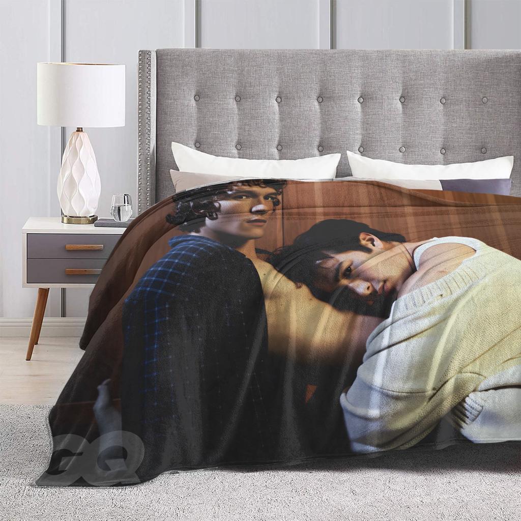 Heated Rivalry Flannel Blankets  Soft Durable Throw Blanket for Living Room Travel Office Print Bedspread Sofa Bed Cover
