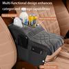Tissue Box Car Armrest Box Velvet Surface Armrest Height Increase Pad  Console Organizer