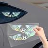 Car Logo Angel Wings Decoration 3D Reflective Waterproof Sticker For Hyundai Tucson I10 I20 I30 Santa Fe Sonata Azera Accent KK9