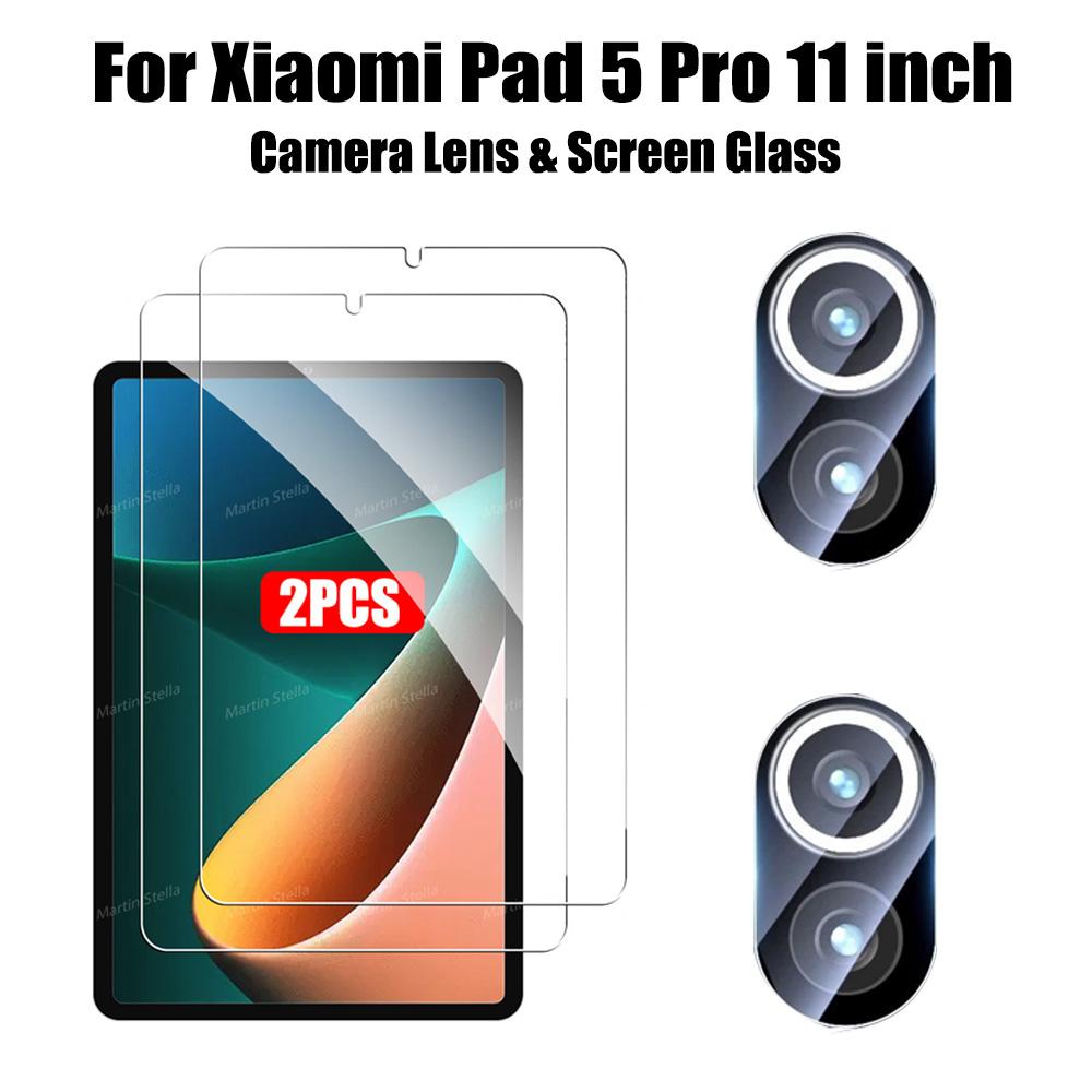 2pcs Screen Protector Tempered Glass For Xiaomi Pad 6s Pro Pad 5 6 Pro Case Friendly Protective Film Accessories