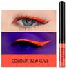 34-color Matte Quick-drying Long-lasting Non-bleeding UV Fluorescent Colored Eyeliner Liquid Pen