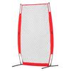 I Screen Baseball for Batting Cage, 7x4 Ft Baseball & Softball Safety Screen, Body Protector Portable Batting Screen with Carry Bag & Ground Stakes,