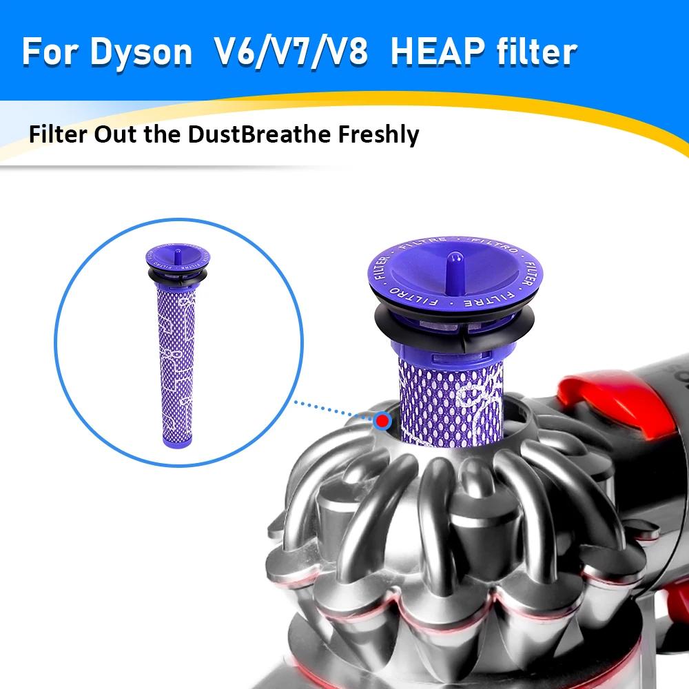 Pre-Filters And Post-Filters Kit Accessories For Dyson V7 V8 Absolute Animal Cordless Vacuum Cleaner Part Filter Replacement