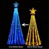 LED Christmas Tree Cone Shape Tree Colorful Lights Holiday Decoration Atmosphere Light Garden Christmas Night Decoration