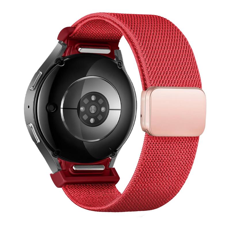 Band For Samsung Galaxy Watch 7/6/5/4/5 Pro 44mm 40mm No Gaps Magnetic Nylon sport correa bracelet Galaxy watch 6 classic Straps