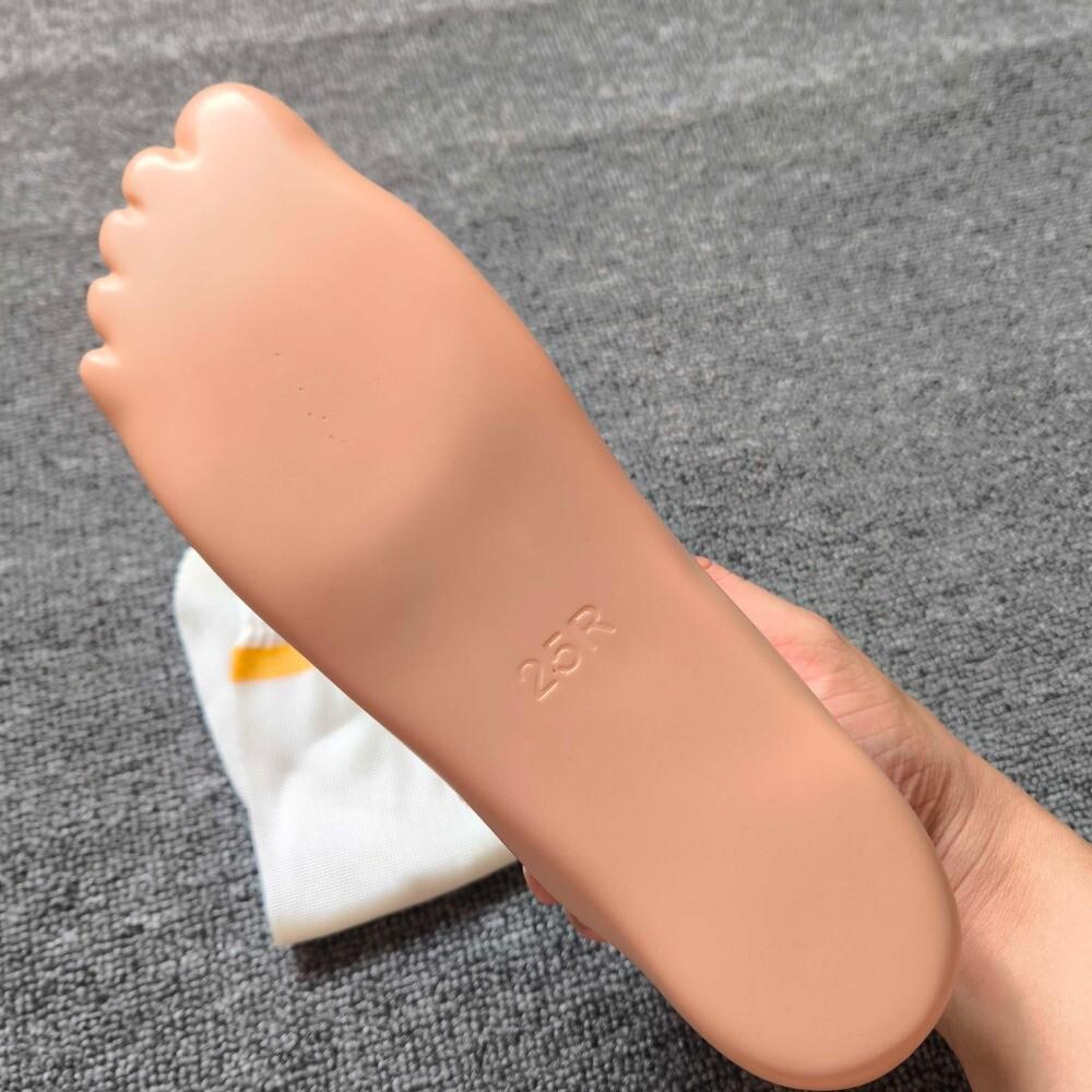 Carbon Fiber Prosthetic Foot Set - Foot Shell, Cover Sock & High-Density Foot