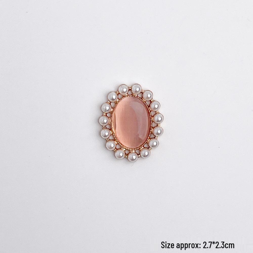 Decor Floare Sabot Aliaj Retro Stras - Catarame DIY High-End