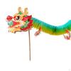 Chinese Year Dragon Garland Lantern Folded 3D Ornaments Hanging Decoration for Shops
