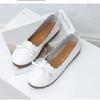  sapatos femininas women cute sweet light weight brown soft pu leather slip on flat shoes lady casual loafers ab480