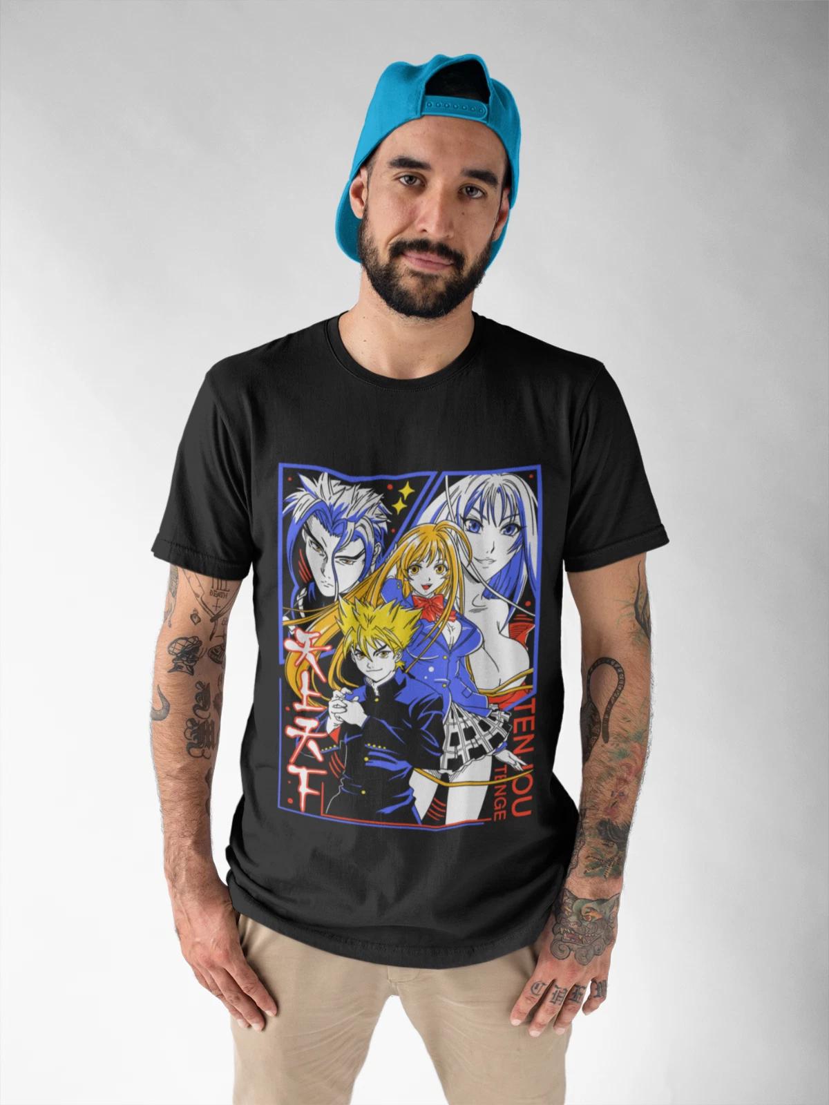 

2026 New Years Tenjou Tenge Tshirt Anime Woman TShirt Manga Waifu Gift Shirt Womens Shortsleeved Shirt S
