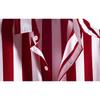 Camicia da uomo a maniche corte a righe rosse e bianche, con bottoni, stile casual estivo da spiaggia