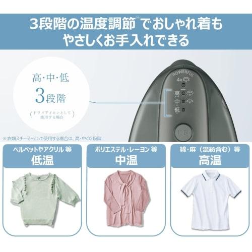 Panasonic Clothing Steamer 360° Powerful Steam Large Capacity Type Ivory NI-FS780-C