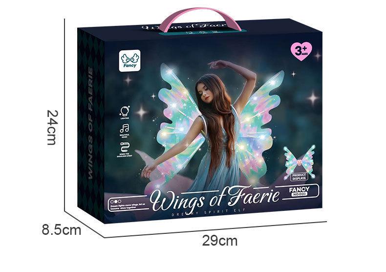 Elf Wings Automatic Light-Up Moving Butterfly Toy for Kids