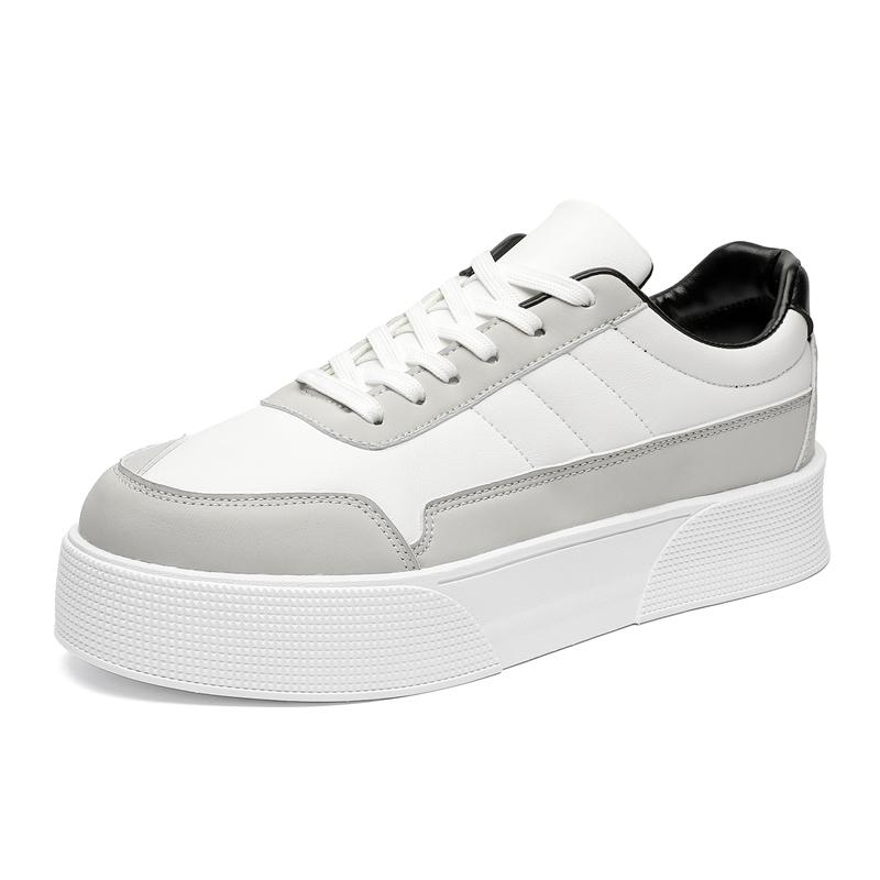 Men's Sneakers White Leather Luxury Casual Shoes Comfortable Running Shoes for Men Luxury Platform Sport Shoes  Hombre