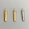 Gold-Plated Two-Tone Fountain Pen Nibs, 26# White, Replaceable Iridium Tip
