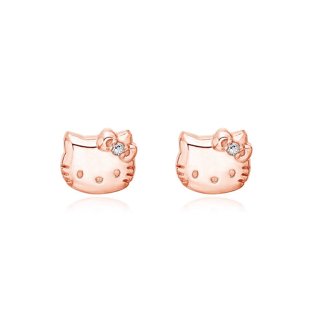 Sanrio Hello Kitty Jewelry Signature Silver Earrings Hlse179-P