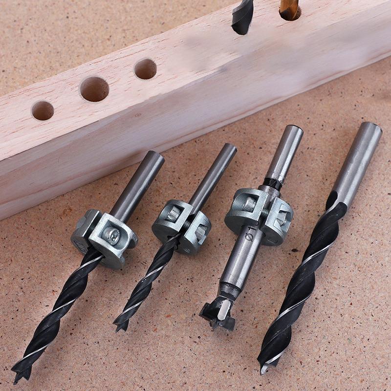 3PCS 6mm 8mm 10mm Drill Bit Stopper Collars Zinc Alloy Drilling Depth Stop Rings with Hex Wrench Open Type For Drill Bit