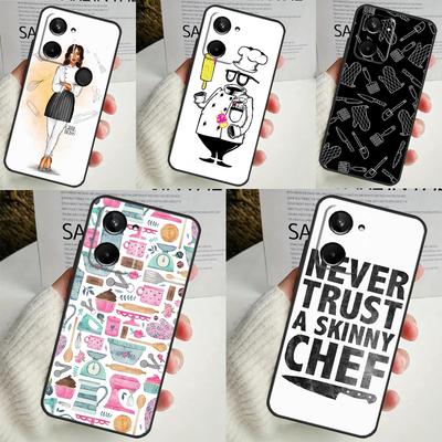 Baking Tools Case For Realme C55 C53 C51 C35 C33 C30 C67 C21Y C25s C15 9 10 12 11 Pro Plus GT Neo5 Cover