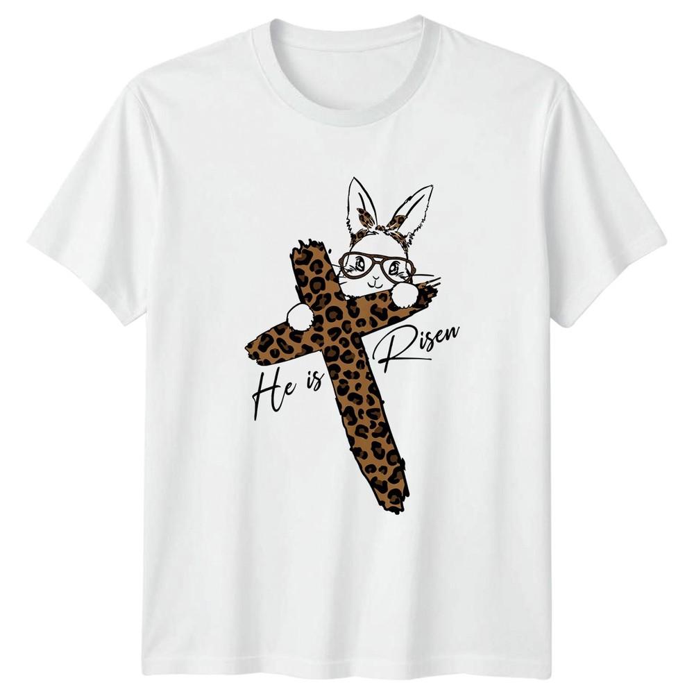 He Is Risen Unisexs TShirt Christian Easter Religious Easter Gift For Her S