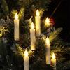 10/20 LED flammlose Spitzkerzen Lichterkette mit Clips Weihnachtsdekorationen für Zuhause Party Weihnachtsbaumschmuck