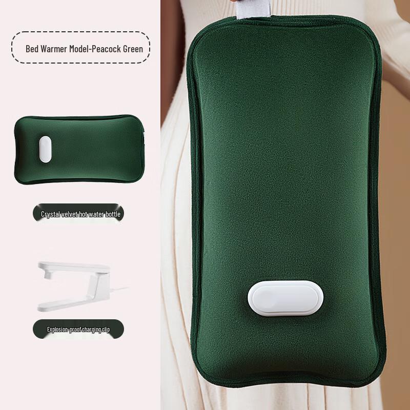 Rechargeable Crystal Velvet Hot Water Bottle