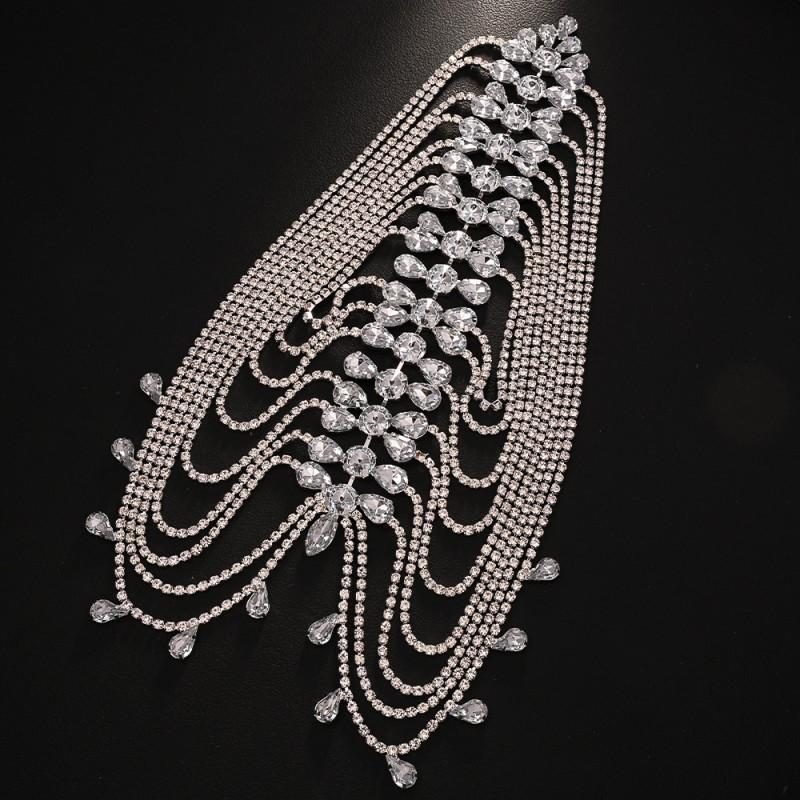 

Multi-layer Hair Chain Exaggerated Niche Fashion Trend Stage Performance Headwear срібний