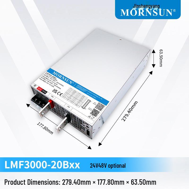 3000W LMF3000-20B Switching Power Supply with 12V/24V/48V Output and PFC Energy Saving Function.