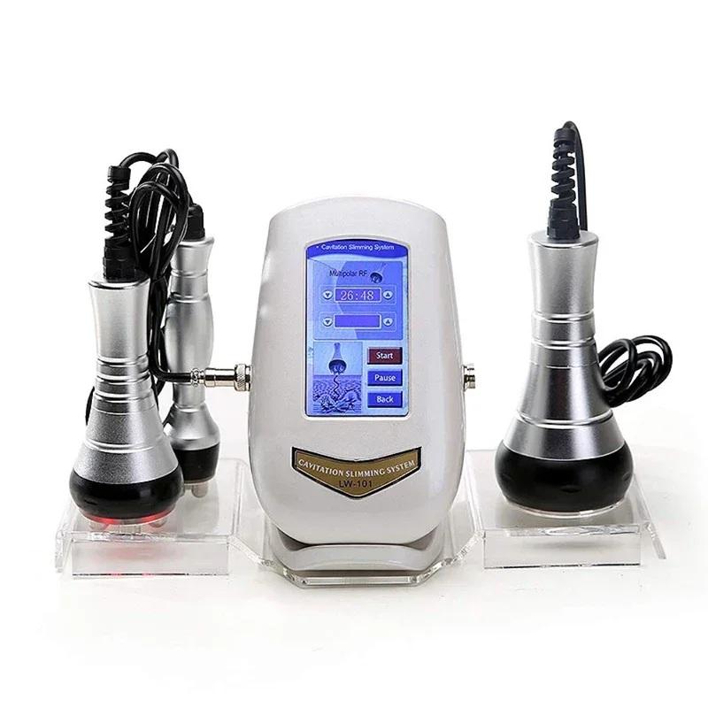 3 In 1 40K Cavitation Ultrasonic Machine - Body Slimming Weight Loss Tool for Skin Rejuvenation, Multipolar Tighten & Anti-wrinkle, Home Use