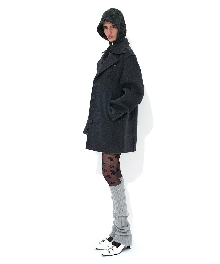 PARTIMENTO WOMEN Knit Balaclava_Charcoal
