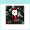 Christmas Decor Santa Snowman Reindeer Fabric Swinging Ornament For Holiday Tree