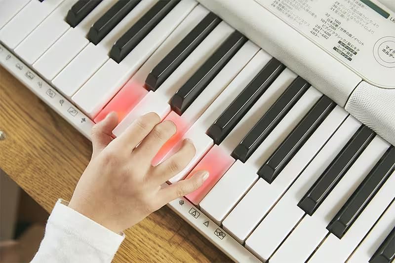 set Casio Optical Navigation Keyboard Electronic Piano Electronic Instrument 61 Keys LK530 Music and Music Stand and Headphone [Selectable options]