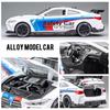 1/32 BMW M4 Supercar Alloy Car Model with Pull Back Sound Light Children Gift Collection Diecast Toy Model A469