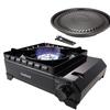 IWATANI Cassette Cooker Tough Maru CB-ODX-1 and Yakiniku Plate CB-A-YPL 2-Piece Set